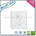 Systimax FTTH uma placa de fibra de porta / hot vender fábrica de china UK faceplate / single port poeira-prova faceplate /